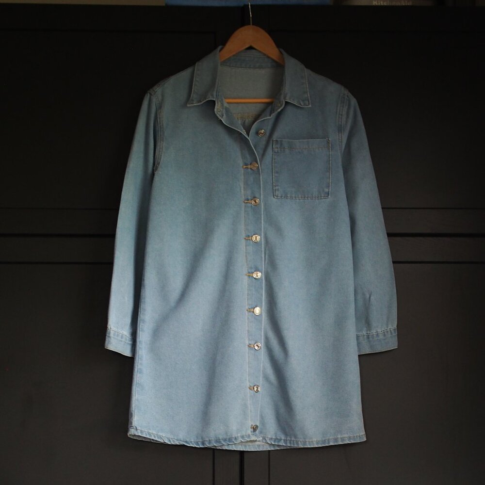 Oversized Denim Dress/Shirt